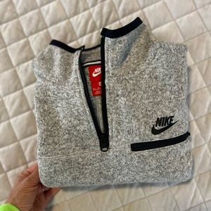 Nike 3/4 zip crop sweater.